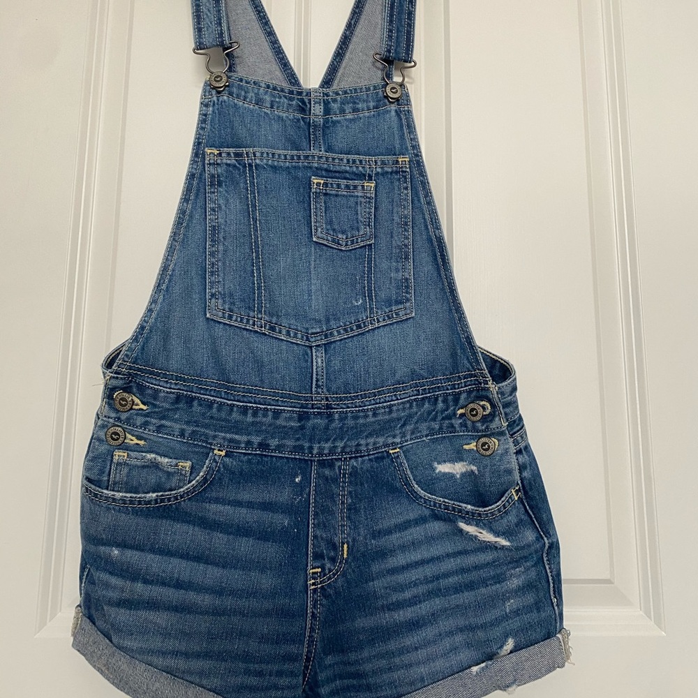 Hollister short overalls